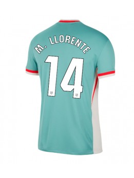 Billige Atletico Madrid Marcos Llorente #14 Bortedrakt 2024-25 Kortermet